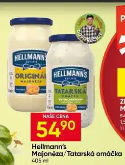 Hruška Hellmann's tatarská omáčka, majonéza nabídka