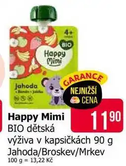 Teta Happy Mimi BIO dětská výživa v kapsičkách nabídka