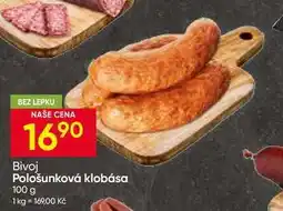 Hruška Pološunková klobása nabídka