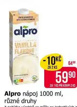 Teta Alpro nápoj 1000 ml, různé druhy nabídka