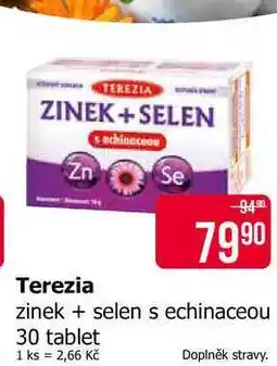 Teta Terezia zinek + selen s echinaceou 30 tablet nabídka