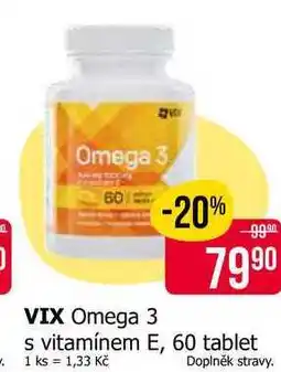 Teta VIX Omega 3 s vitamínem E, 60 tablet nabídka