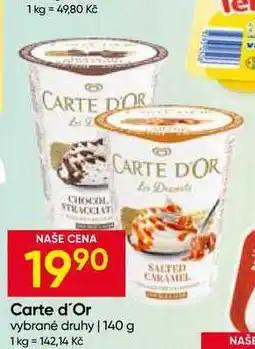 Hruška CARTE D'OR vybrané druhy nabídka