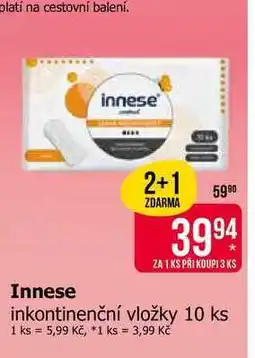 Teta Innese inkontinenční vložky 10 ks nabídka