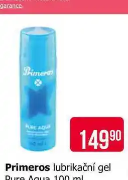 Teta Primeros lubrikační gel Pure Aqua nabídka