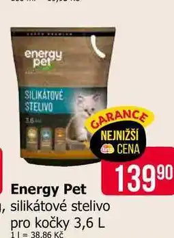 Teta Energy Pet silikátové stelivo pro kočky nabídka