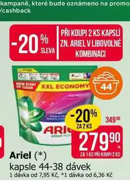 Teta Ariel kapsle 44-38 dávek nabídka