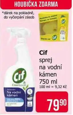 Teta Cif of sprej na vodní kámen nabídka