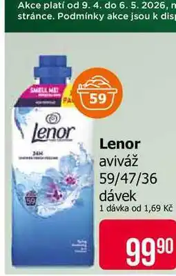 Teta Lenor 34H aviváž 59/47/36 dávek nabídka