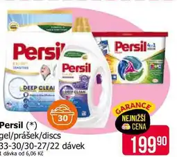 Teta Persil gel/prášek/discs 33-30/30-27/22 dávek nabídka