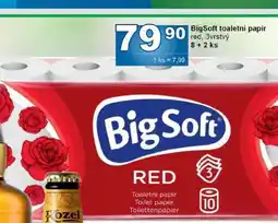 Jip BigSoft toaletni papir 90 red, 3vrstvý nabídka