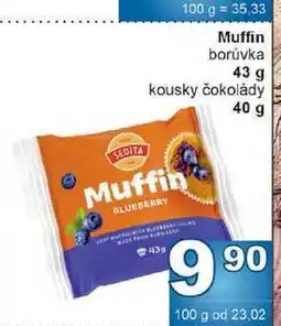 Jip Muffin borůvka nabídka