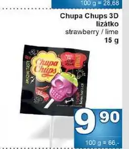 Jip Chupa Chups 3D lízátko strawberry / lime nabídka
