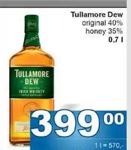 Jip Tullamore Dew original 40% honey 35% nabídka