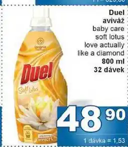 Jip Duel aviváž baby care soft lotus love actually like a diamond nabídka