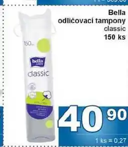 Jip Bella odličovací tampony classic 150 ks nabídka