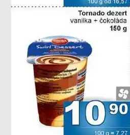 Jip Tornado dezert vanilka + čokoláda 150 g nabídka