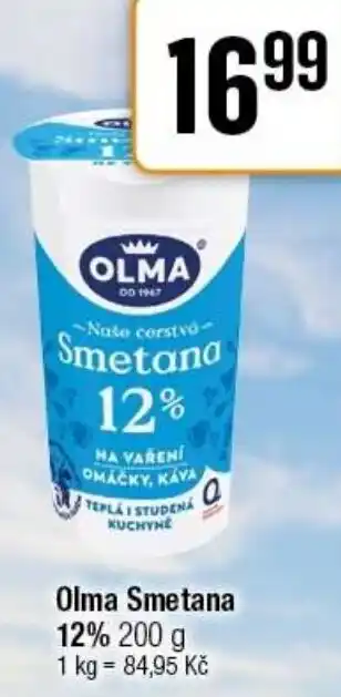 TEMPO Olma Smetana 12% nabídka