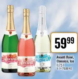 TEMPO Avanti Rosé, Classico, Ice nabídka