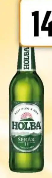 Pivo Holba Šerák světlý ležák 11