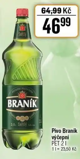 TEMPO Pivo Braník výčepní nabídka