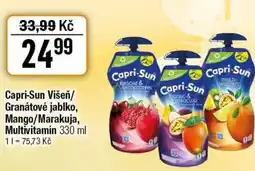 TEMPO Capri-Sun Višeň/ Granátové jablko, Mango/Marakuja, Multivitamin nabídka