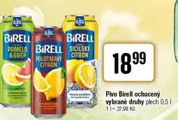 TEMPO Pivo Birell ochucený nabídka