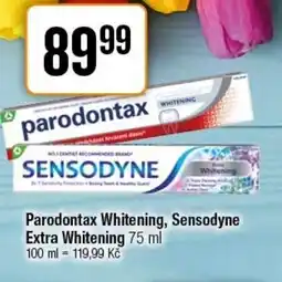 TEMPO Parodontax Whitening, Sensodyne Extra Whitening nabídka