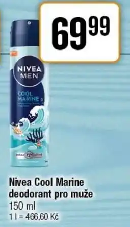 TEMPO Nivea Cool Marine deodorant pro muže nabídka