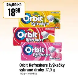 TEMPO Orbit Refreshers žvýkačky nabídka