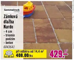 Hornbach Zámková dlažba Nardo nabídka