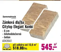 Hornbach Zámková dlažba Citytop Elegant Kombi nabídka
