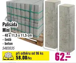 Hornbach Palisáda Mini nabídka