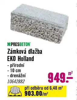 Hornbach Zámková dlažba EKO Holland nabídka