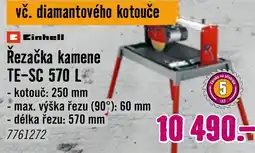 Hornbach Řezačka kamene TE-SC 570 L nabídka