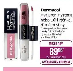Teta Dermacol Hyaluron Hysteria rtěnka nabídka