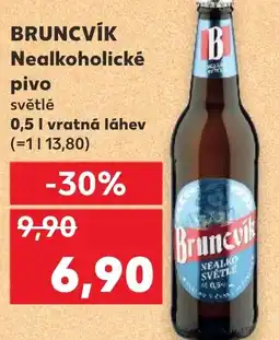 Kaufland BRUNCVÍK Nealkoholické pivo nabídka