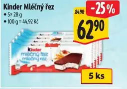 Albert Kinder Mléčný řez nabídka