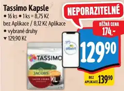 Albert Tassimo Kapsle nabídka