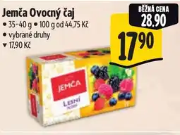 Albert Jemča Ovocný čaj nabídka