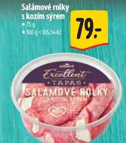 Albert Salámové rolky s kozím sýrem nabídka