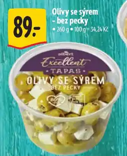 Albert Olivy se sýrem - bez pecky nabídka