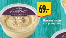 Albert Hummus natural nabídka