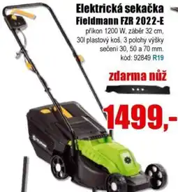 EVA Elektrická sekačka Fieldmann FZR 2022-E nabídka