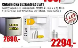 EVA Chladnička Guzzanti GZ 05A1 nabídka