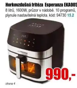 EVA Horkovzdušná fritéza Esperanza EKA005 nabídka