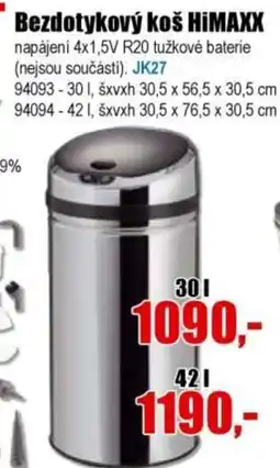 EVA Bezdotykový koš HiMAXX nabídka