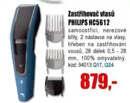 EVA Zastřihovač vlasů PHILIPS HC5612 nabídka