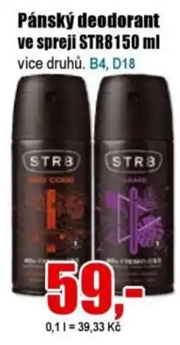 EVA Pánský deodorant ve spreji STR8 nabídka