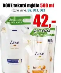 EVA DOVE tekuté mýdlo nabídka